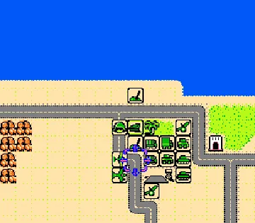 Desert Commander (USA) screen shot game playing